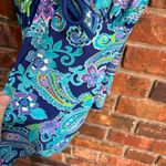 Ocean Dream womens floral paisley tankini swimsuit top blue 16 Photo 2