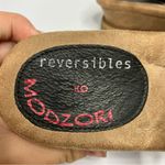 Modzori‎ reversible shoes sandals leopard print and all black womens size 9 Photo 6