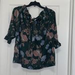 Hummingbird ✨ Dark Green Floral Off Shoulder Top Photo 5