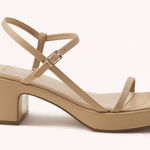 Abercrombie & Fitch ABERCROMBIE Retro Strappy Platform Heels S-453 Sz 9 Photo 0