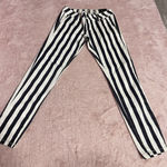 Women's/Juniors V.I.P. Black & White Stripe Size 1/2 New I0200 Photo 0