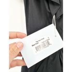 Hill House  Home Smocked Back Ruffle Sleeve Ana Mini Dress Black Size S Photo 4