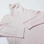 White + Warren Knit 3/4 Sleeves Turtleneck Blouse Size M Photo 4