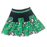 Diane Von Furstenberg NEW  Claire Skirt in Simple Toile Garden Green Black Size 6 Photo 12