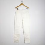 Madewell The Momjean Ivory White Jeans High Rise Women’s Size 27 Tall NWT Photo 2