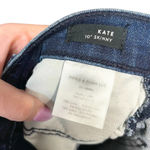 Veronica Beard Kate Tuxedo Stripe Skinny Jeans Bright Blue Size 25 / 0 Photo 8