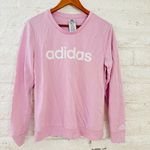 Adidas Women's Long Sleeve Soft Stretch Graphic Logo Sweatshirt size M Photo 0