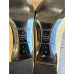 Paloma Italian Gold Fabric Pointed Toe Heels‎ Pumps Size 4B Party Y2K Classic Photo 2