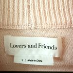 Lovers + Friends Atara Long Sleeve Sweater Dress in Baby Light Pink - Size S Photo 6