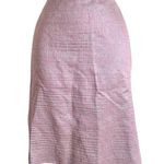 Dana Buchman  Lilac Textured Silk-Blend Pencil Skirt, Size 6 Photo 0