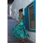 Show Me Your Mumu Francie Maxi Dress in the Blue Piccadilly Floral L NWT Photo 1