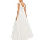Mac Duggal NWT Ienna For  48924 Classic Sleeveless A-Line White Gown 2 Photo 1