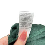 Anthropologie  Current Air Dress Puff Sleeve Tie Waist Pullover Green Size‎ Large Photo 13