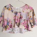 ASOS OH My Love Pink Floral Crop Top Photo 0