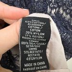 Tibi Navy Blue Lace Mini Dress Size 4 US Photo 7