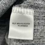 Jane and Delancey Jane and Delancey Gray Ribbed Knit Long Sleeve Hoodie Sweater Dress Medium Photo 6