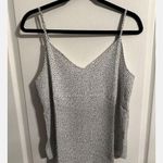 Mine NWT Sz S Fabulous Polka Dot Tank Top Cami White W Black Spots Photo 1