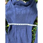 Y2K DNKY Jeans Purple Blue Crochet Hoodie Size Small Photo 9