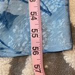 Sweet Lemon Womens Floral Crisscross Back Fully Lined Maxi Dress Blue Large NWT Photo 12