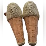 Sheila polo tan soft burnished calf platform wedges Size 10 Photo 3