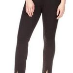 Michael Kors Black Ponte Knit Split Hem Career Pants XS Photo 0