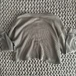 Abercrombie & Fitch Abercrombie Dark Grey Waffle Long Sleeve Photo 4