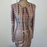 None Everyday Chic Tie-Dye Ruched Dress Photo 1