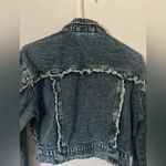 ✨ Indulge in Blue Studded Cropped Denim Jacket (Size S) Photo 2