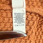 Aerie Varsity Oversize Letterman Knit Cardigan Orange Pocket Sweater Size S/P Photo 10