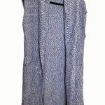 CAbi Sleeveless Size Small S Sweater Duster Cardigan 100% Cotton Long Lined Photo 0