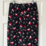 Club Room Santa Hat Print Fleece Pants Photo 4