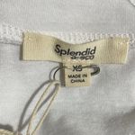 Splendid Maternity Pocket Tee Shirt V Neck Long Sleeve Lightweight White XS NWT Photo 1