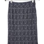 41 Hawthorn Navy and White Pencil Skirt NWT Size XS Petite Navy Straight Skirt Blue Photo 0