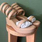 Cult Gaia  Gabi Ankle Wrap Sandal Platform Dunes Size 6.5 NEW Photo 1