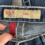 BKE  Lexi flare boot jean in a size 26 white stitching western rodeo rocker Photo 2