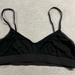 Madewell  Micromodal Katya Black Scoopneck Bralette Size Large EUC Photo 1
