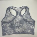 Gianni Bini Size L / XL Sport Bra Grey Tie Dye Seamless Racerback No Padding Photo 8