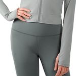 Thumbhole Cuff Stretch Jacket Green Size XXL Photo 5