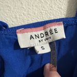 Andree by Unit  Vibrant Blue Ruffle Top Photo 1