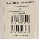 Gymshark  cropped training hoodie deep olive green Medium NWT Photo 6