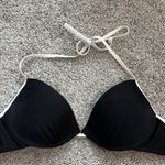 Joe Boxer XL Black and White Women's Push Up Bikini Top Photo 0