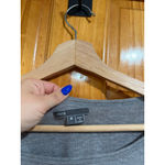 Vince  100% Cotton Long Sleeve Crew Neck Tee Shirt Top Gray M Minimalist Luxury B Photo 1