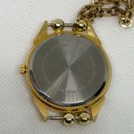 Number 1 Grandma gold tone pendant watch on a chain necklace Quartz running Photo 2