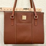 Dooney & Bourke  Brown Pebbled Leather Small Lexington Shopper Tote Shoulder Bag Photo 12