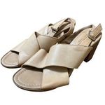 Sophia Milano  Tan Leather Sandals 18248 Buckle 3" heel Size 8.5 Photo 0