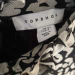 Topshop Animal Print Leopard Cheetah Dress Long Sleeves Ruffle Collared Size 2 Photo 6