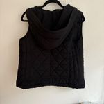 Marc New York  Andrew Marc Black Quilted Faux Down Hooded Vest Size M Photo 6