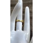 Lucky Brand Vintage  Multi Color Flower Blue Cream Ring Women’s Size 7" Photo 9