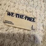 We The Free  Ivory Knit Ava Vest Cream Large Photo 2