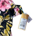 Target Strapless Swimming Suit One Piece Black Pink Floral Women’s Size Small Photo 3